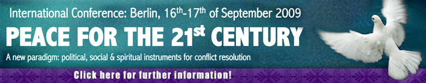 Peace Conference, Berlin 2009